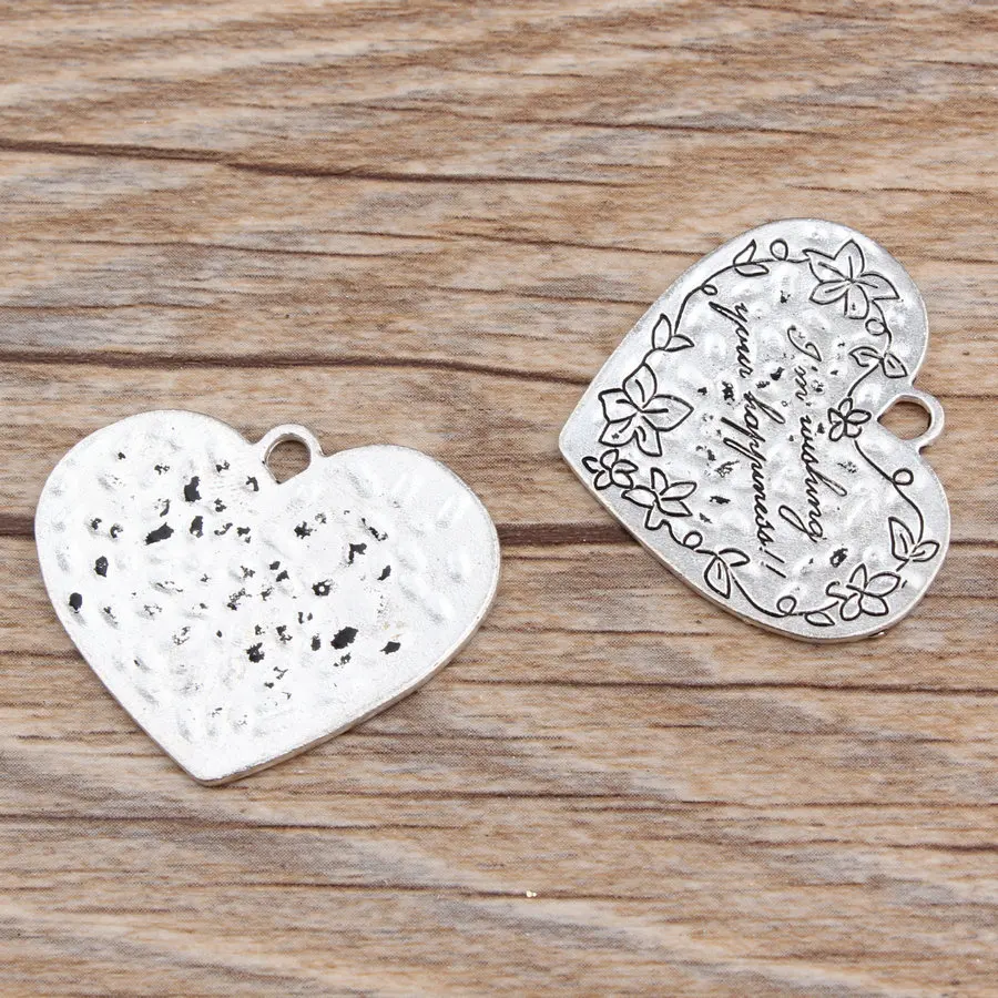 

DIY Korean Jewelry Accessories Korean Popular Silver Color Alloy Pendant Garden Peach Pendant