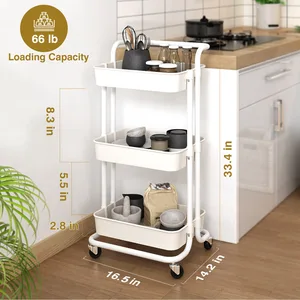 23 ярусная белая тележка для хранения, передвижной стеллаж, органайзер, выдвижная корзина для хранения, стеллаж для кухни, ванной комнаты
