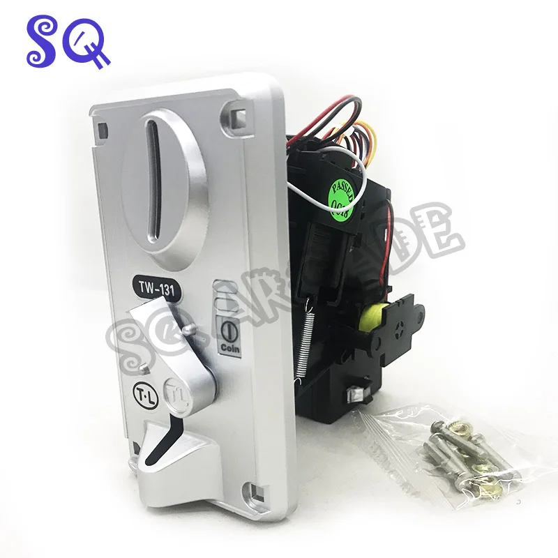 

Advanced CPU Comparable Front Entry Single Coin Selector TW-131 Coin Acceptor for Vending Machines Arcade MAME Game Cabinets