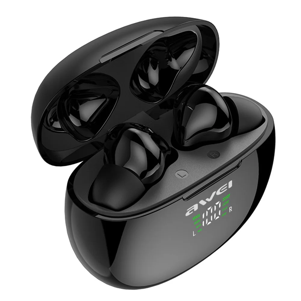 

Wireless Bluetooth-compatible Earphones TWS Digital Display Business Stereo Headphones Waterproof Wireless Touch Control