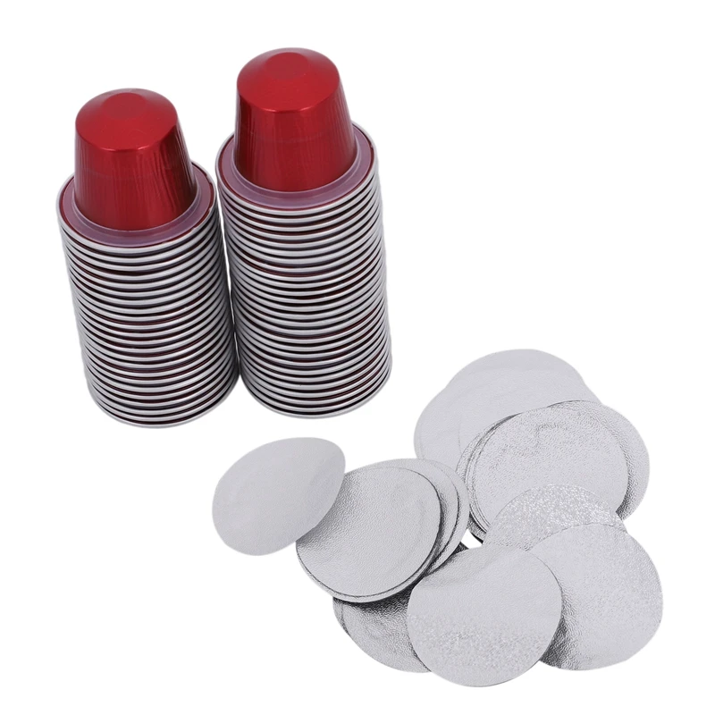 50 наборов многоразовая кофейная Капсульная чашка одноразовая капсула для Nespresso