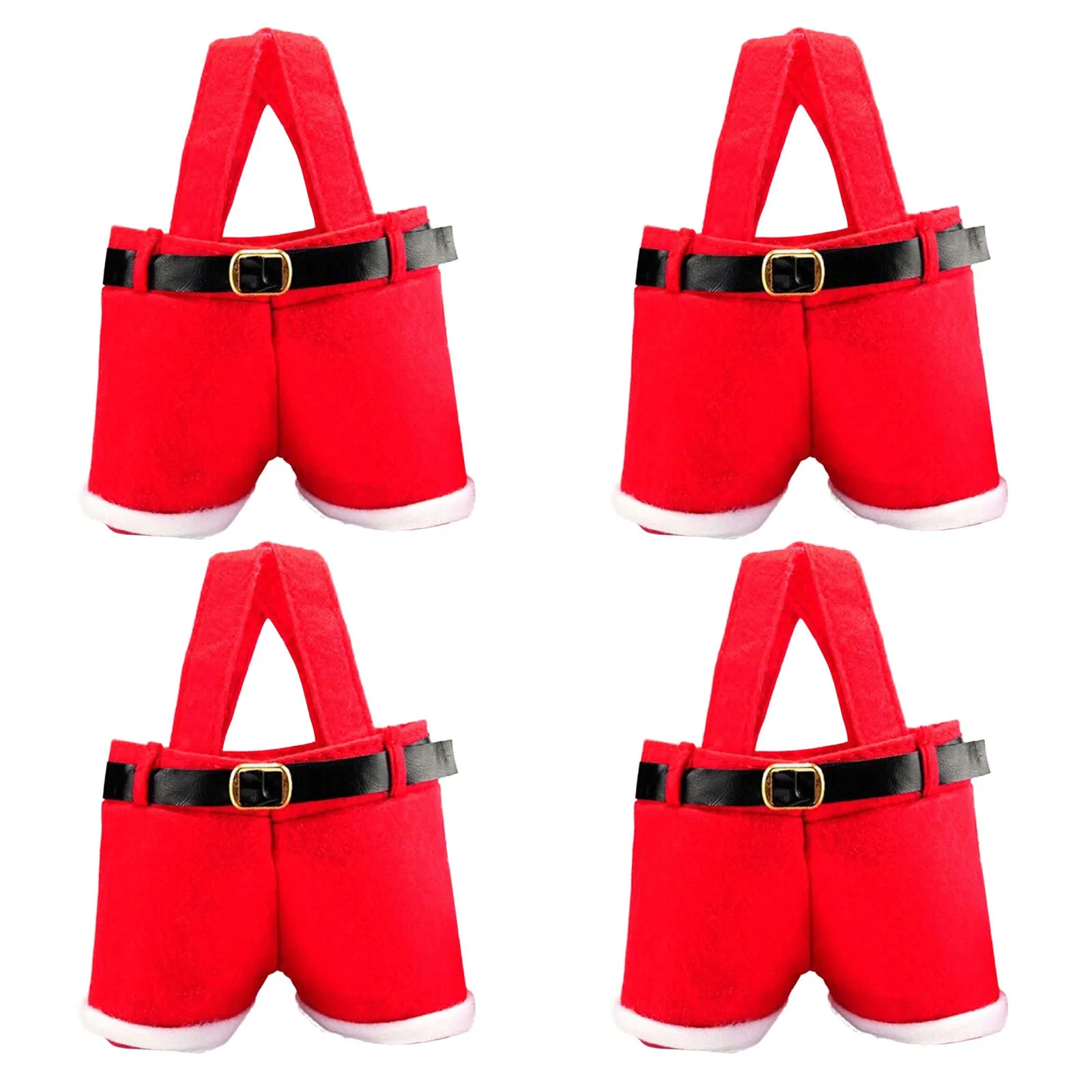 4pc Christmas Gift Bag Hot Sale Wedding Candy Presents Decorations For Home Cadeau Noel dropshipping | Дом и сад