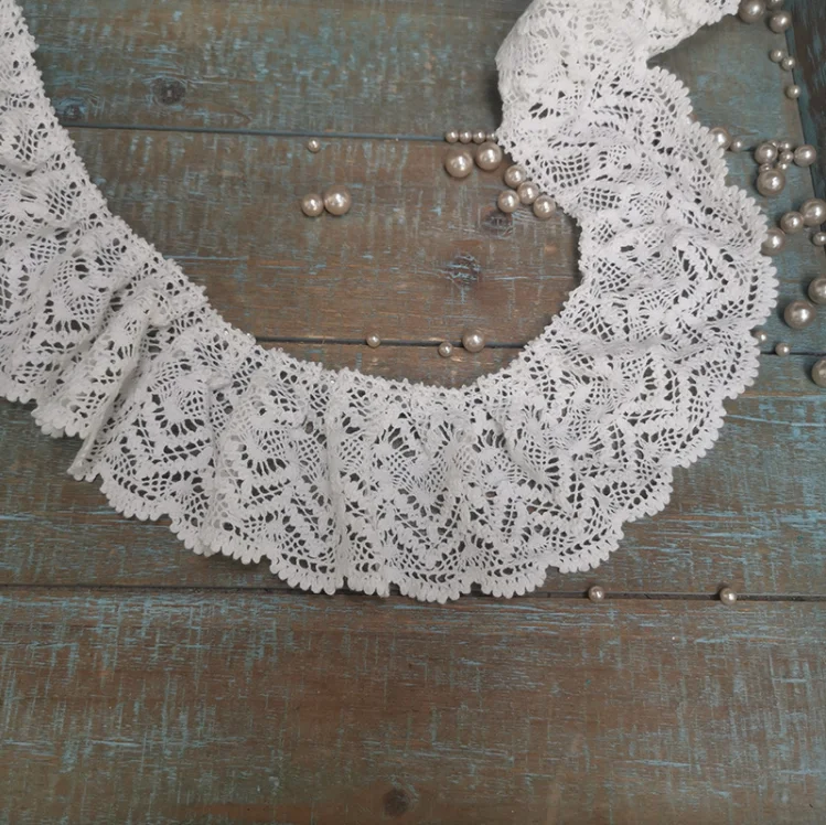 Горячая Распродажа 1 метр Высококачественная хлопковая кружевная ткань цвета