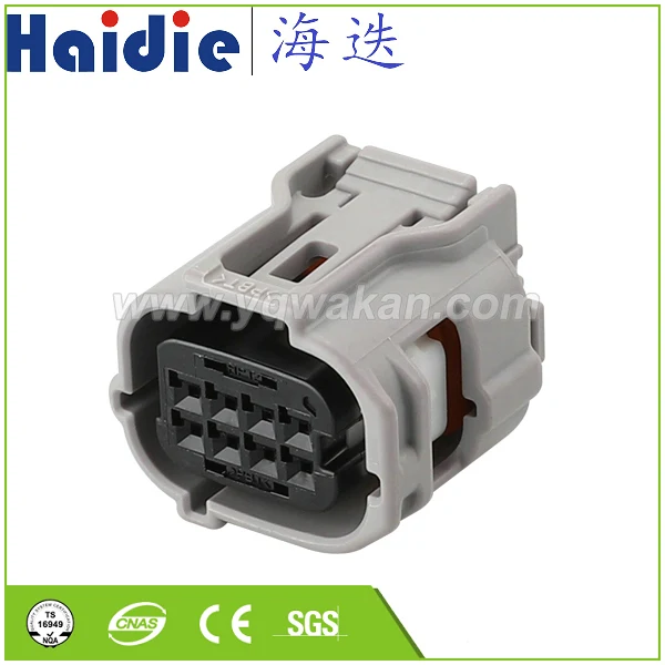 

Free shipping 2sets 8pin female electric plug auto waterproof wiring cable connector 6189-1240
