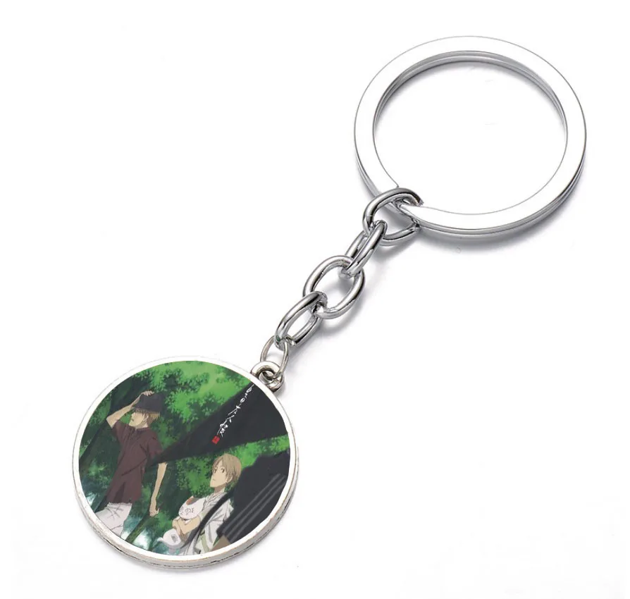 

Обувь для косплея; Аниме Natsume брелок стеклянный купол для ключа женская сумка на цепочке ожерелье с подвеской в виде брелок держатель для Для мальчиков и девочек подарок