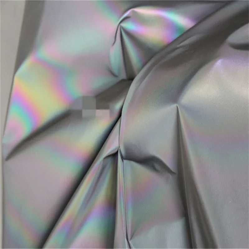 50*140 см/pieceLaser dazzle радио излучение отражающая ткань знаменитости douyin сценический фон Одежда diy ткань