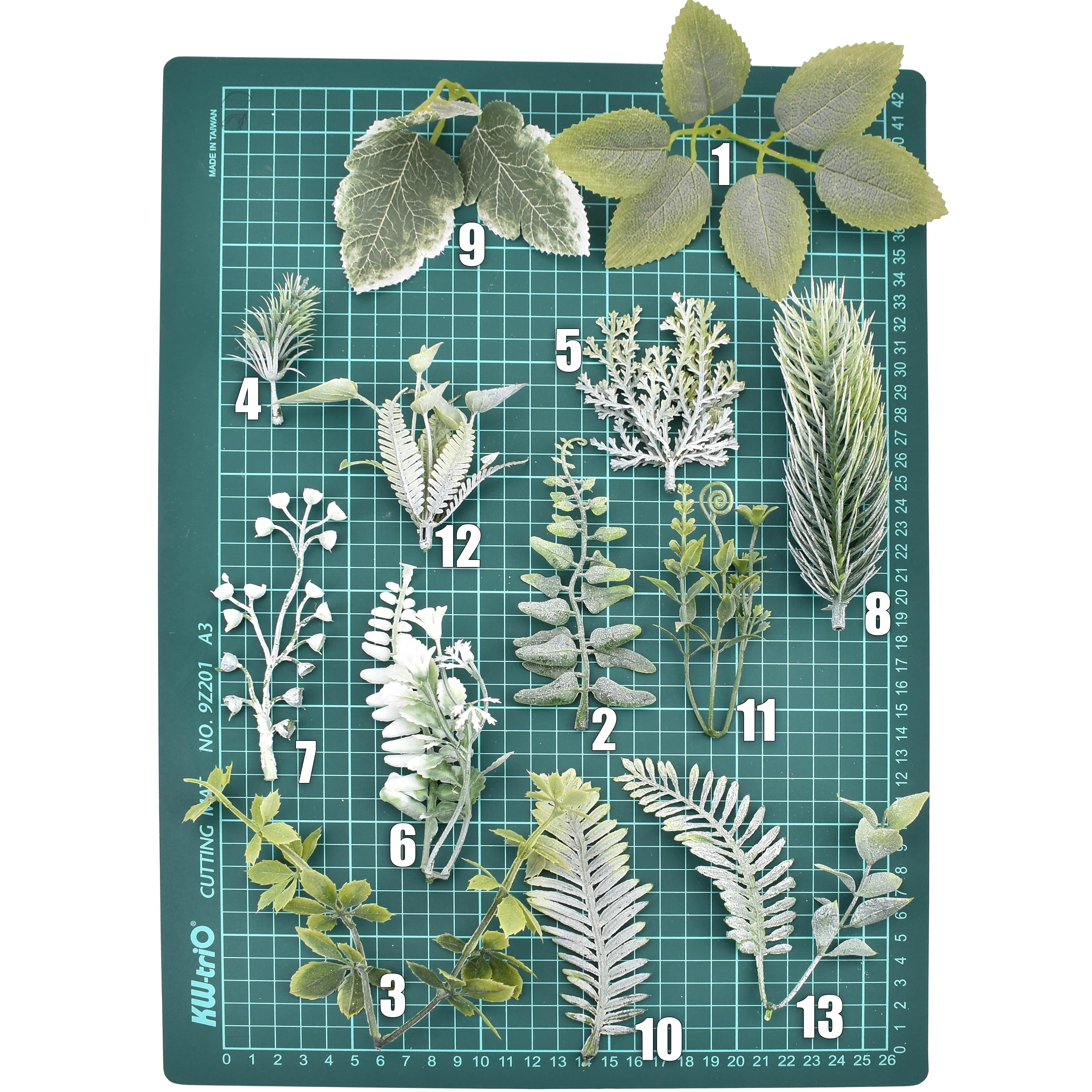 10 шт искусственный цветок листья растений Букет Свадебные украшения дома