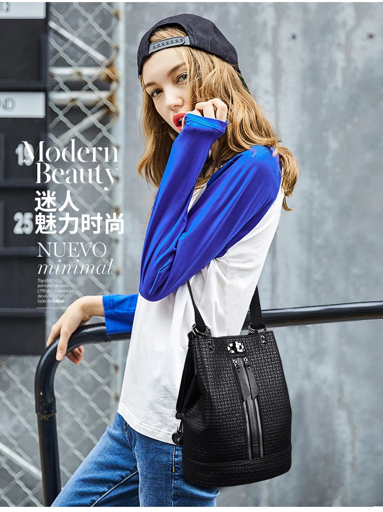 Vfemage, кожаный рюкзак, женская сумка через плечо, Mochila Feminina, рюкзак для путешествий, рюкзак для девочек, школьный ранец, женские сумки