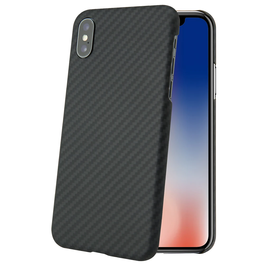 Kevlar мобильный телефон из углеродного волокна чехол для iPhone X настоящего xs fire