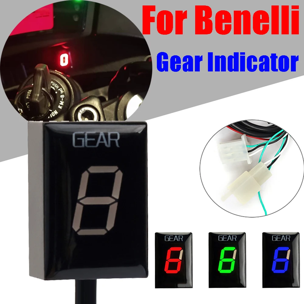 

Motorcycle Digital Gear Indicator For Benelli TNT125 TNT135 TNT 125 TNT 135 BJ125-3E BJ 125-3E Accessories Gear Display Meter