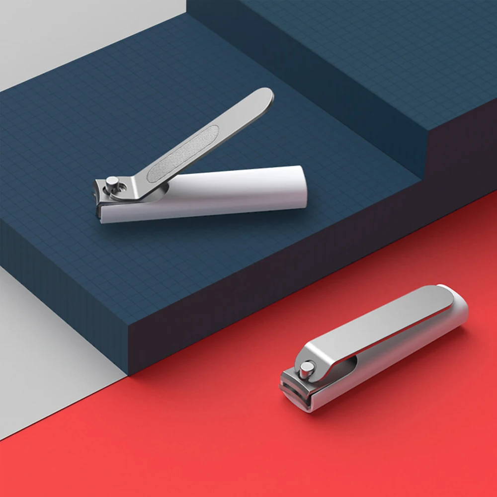 

Xiaomi Mijia Stainless Steel Nail Clippers With Anti-splash cover Trimmer Pedicure Care Nail Clippers Professional File