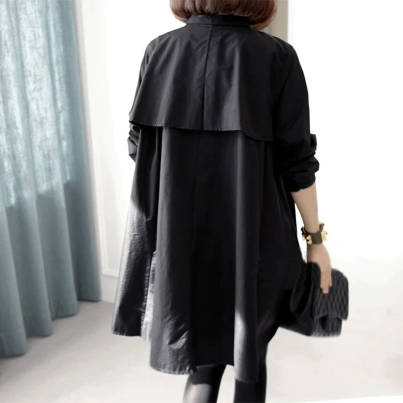 CHICEVER 2020 весенние женские топы и блузки рубашки с отворотом длинным рукавом