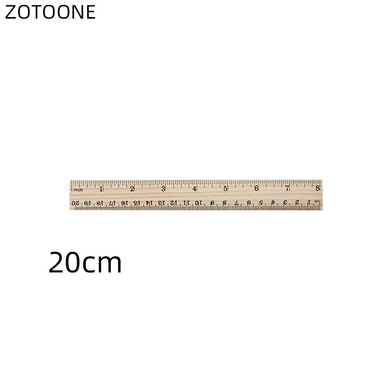 ZOTOONE размеры Великобритании, США, Канады аксессуары для вязания Иглы Калибр дюймов швейная Линейка Инструмент см 2-10 мм Размер измерения швейные инструменты G - Цвет: C20cm
