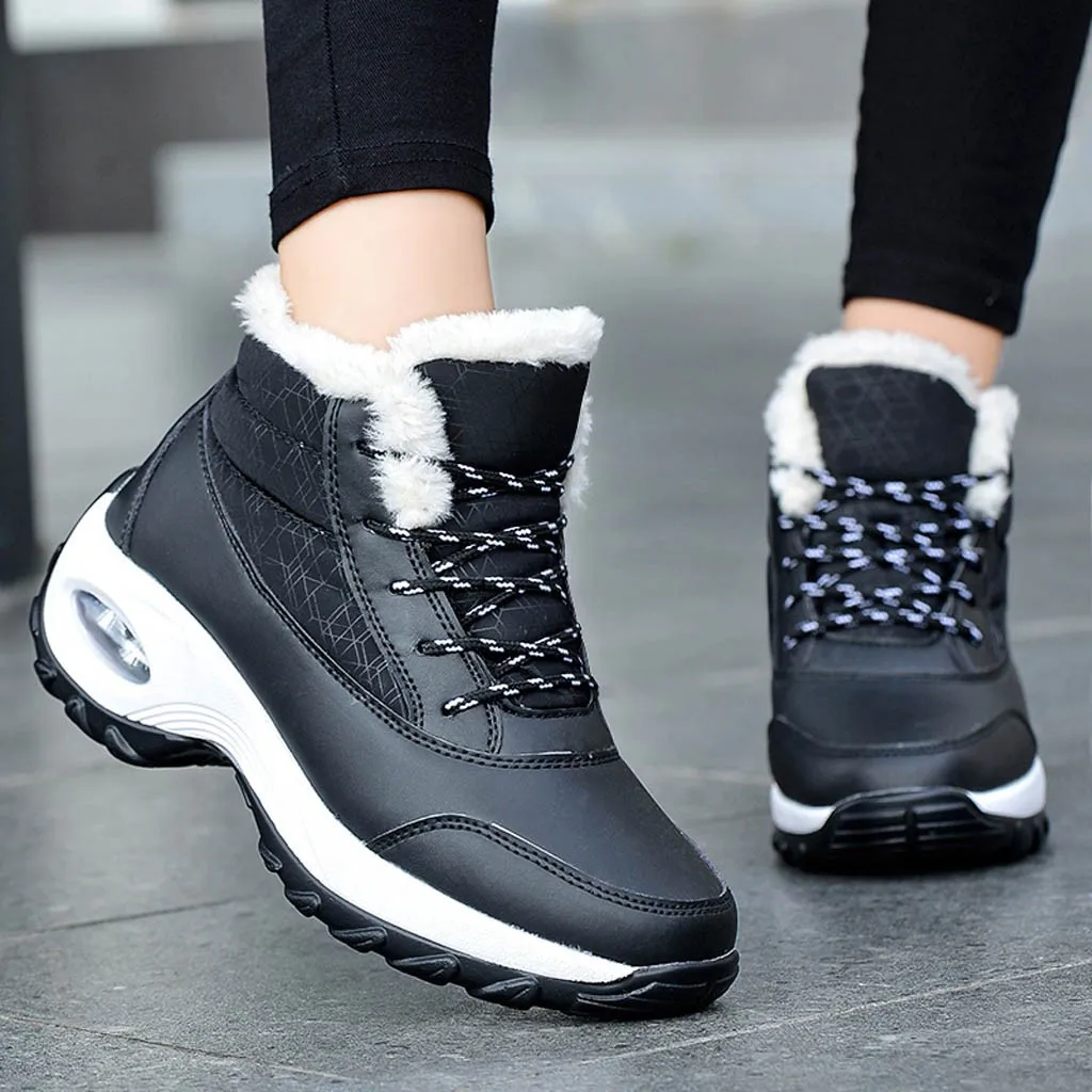 

Winter Sneakers Women Plush Womens Running Shoes Air Lightweight Women's Shoes with Platform Fashionable Womens Sneakers