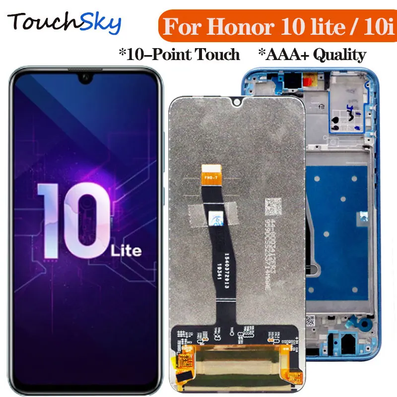 ЖК-дисплей для Huawei Honor 10 Lite + сенсорный экран в сборе с рамкой Ремонт honor lite 10i HRY-LX