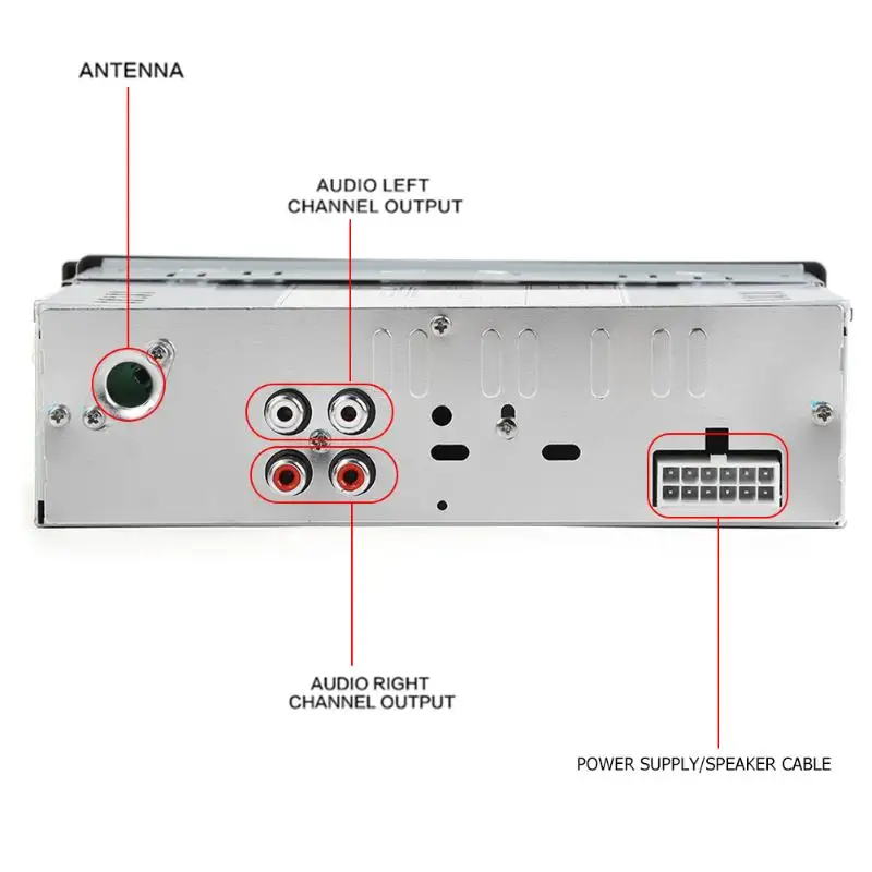 8818 Single Head Unit MP3 Player Practical Operation Simple Conveninently Bluetooth-compatible AUX FM Radio Digital Receiver | Автомобили