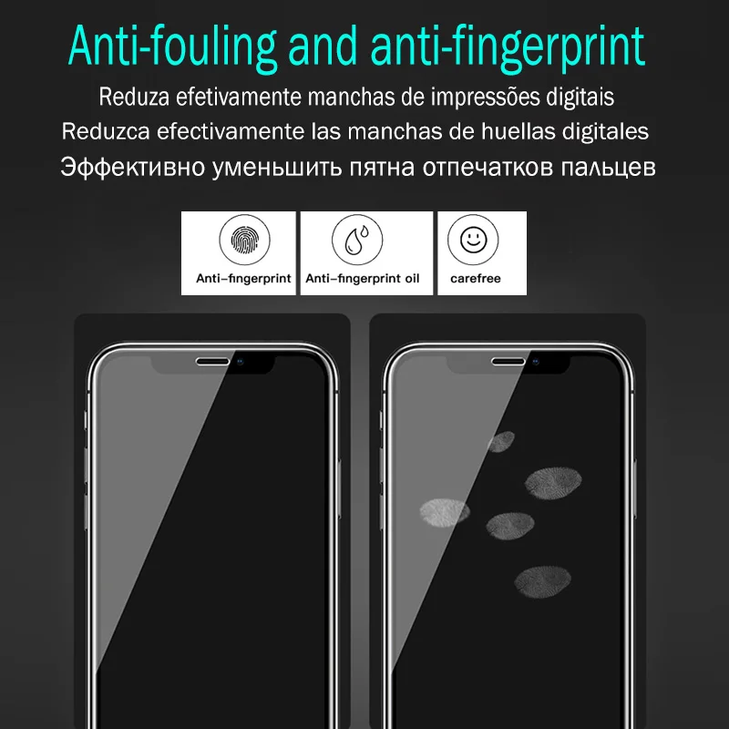 1-3 шт закаленное стекло для iPhone айфон 11 Pro Max 7 8 6 6S Plus полное покрытие Защитная стеклянная пленка для экрана для iPhone XR X XS Max SE 5S 5 защитное стекло стакан защитная пленка