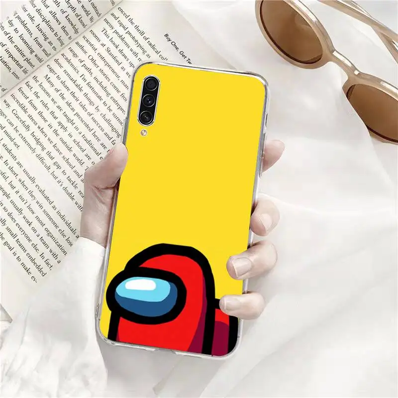 

Among us hot game funny Phone Case Transparent for Samsung s9 s10 s20 Huawei honor P20 P30 P40 xiaomi note mi 8 9 pro lite plus