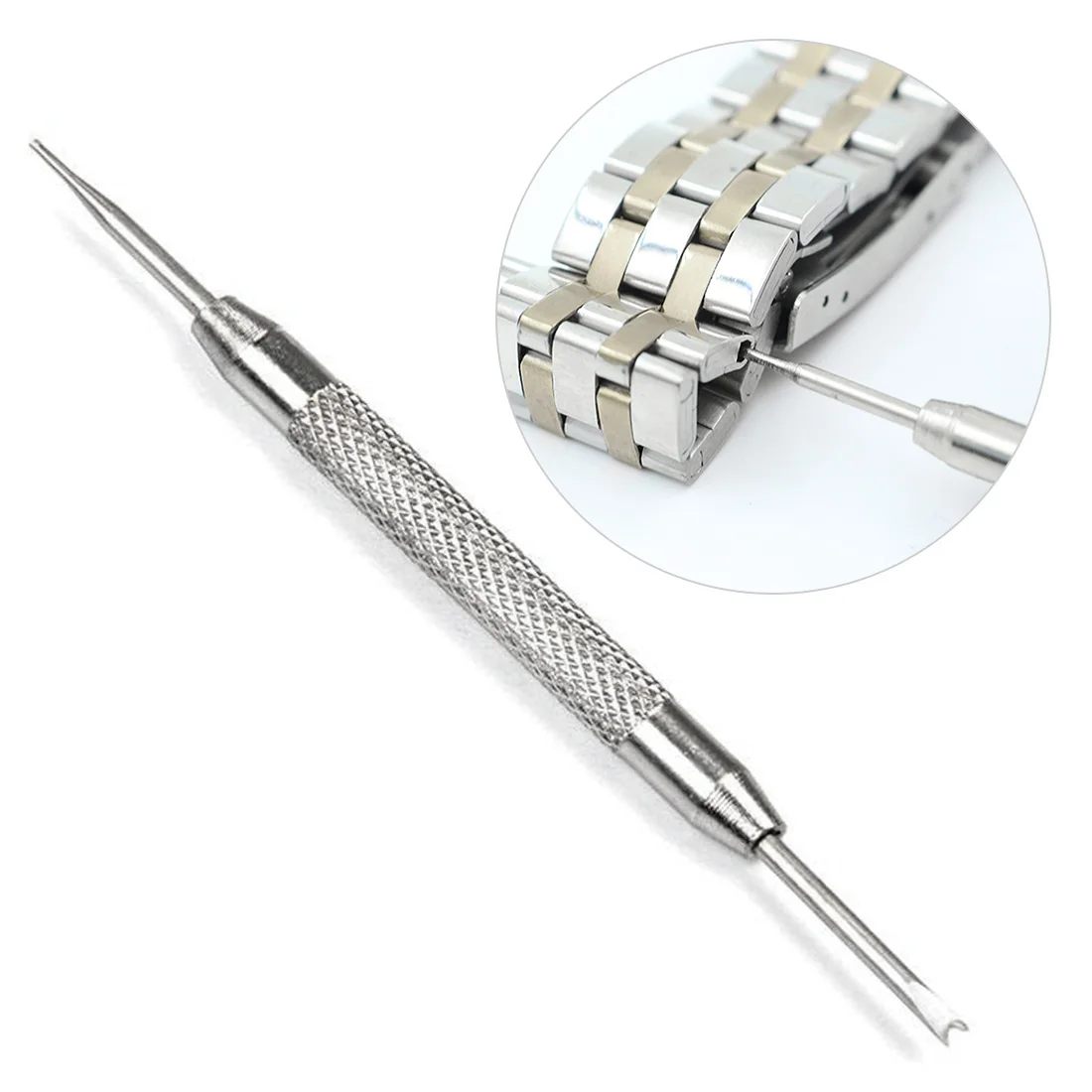 

Инструменты для ремонта Металлических Ремешков часов браслет из нержавеющей стали Открыватель ремешка для часов сменный пружинный стерже...