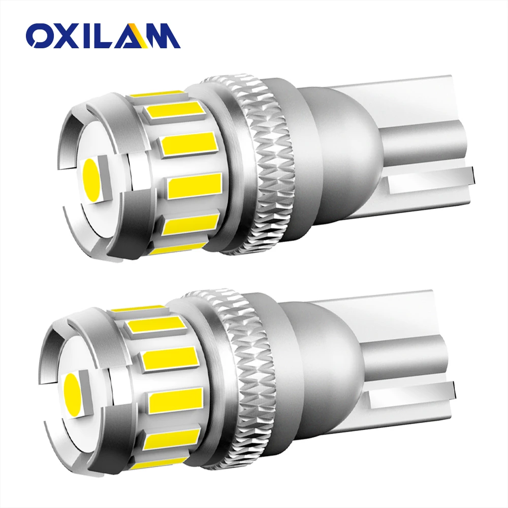 

2 шт., автомобисветильник светодиодные лампы W5W T10, 6500 К