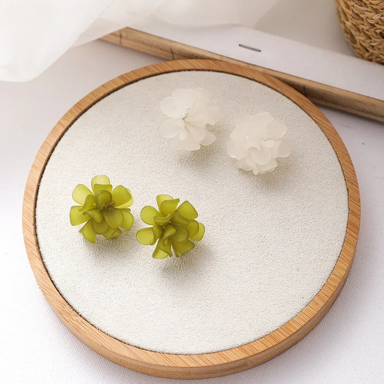 020 корейские новые дизайнерские модные ювелирные изделия серьги ручной работы с