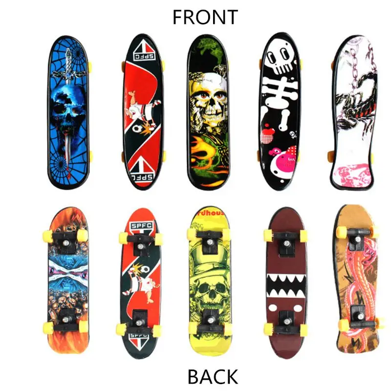 

Cool Skull FingerBoard Mini Skateboard Kid Toy Party Favor Gift