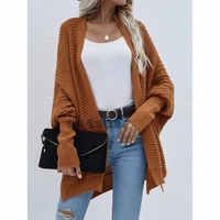 2021 knitted cardigan with loose temperament vintage sweaters for women fashion korean style clothes fashion knitwear knit top