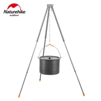 naturehike camping tripod folding adjustable portable ultralight outdoor stove cookware picnic hanging pot campfire tripod