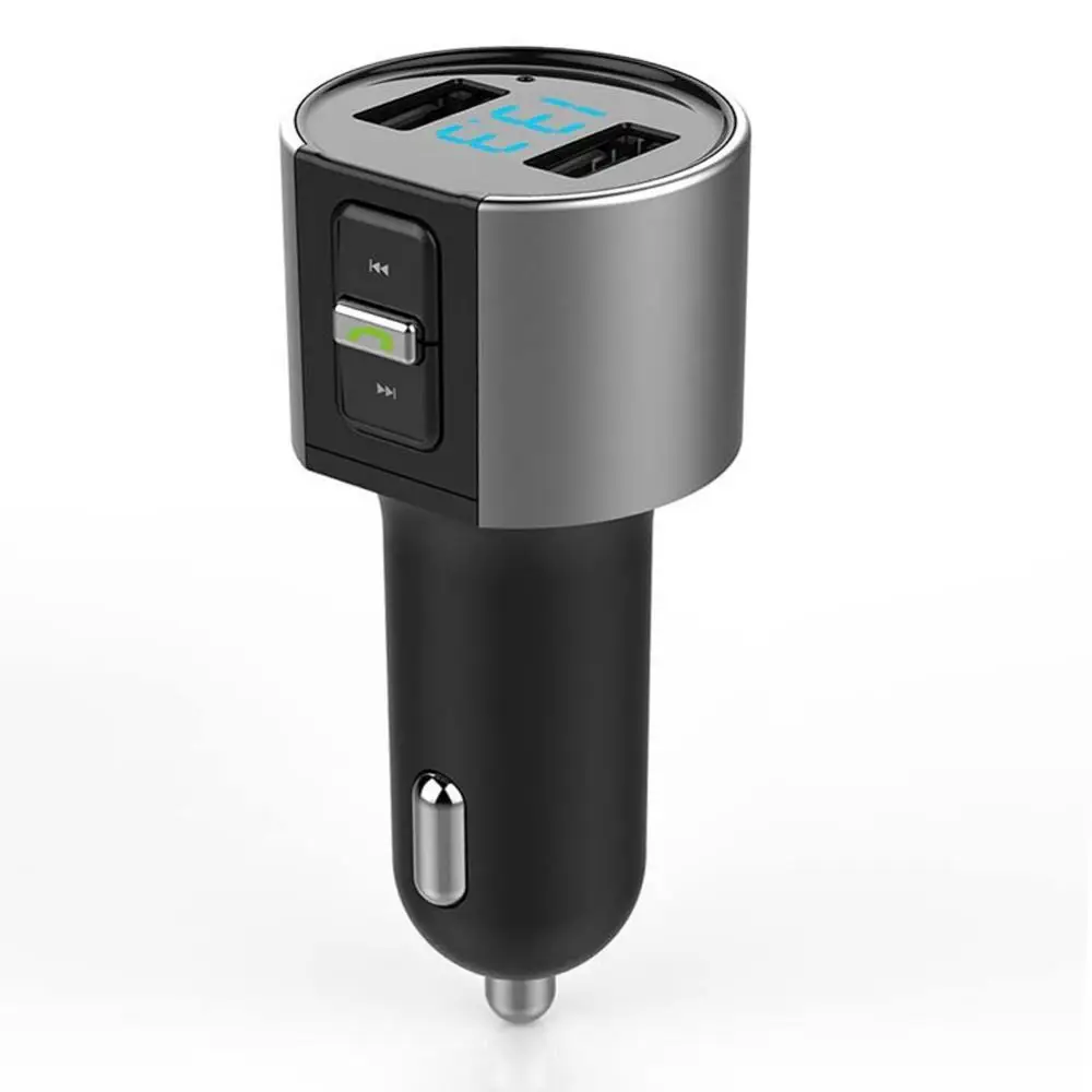 

80%Hot Sale Bluetooth MP3 Player Stereo Radio 5V 3.4A Dual USB Ports Car Charger