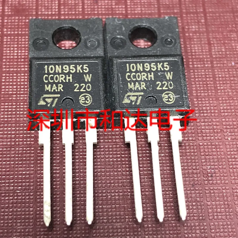 

5 шт. 10N95K5 STF10N95K5 TO-220F 950 в 8A