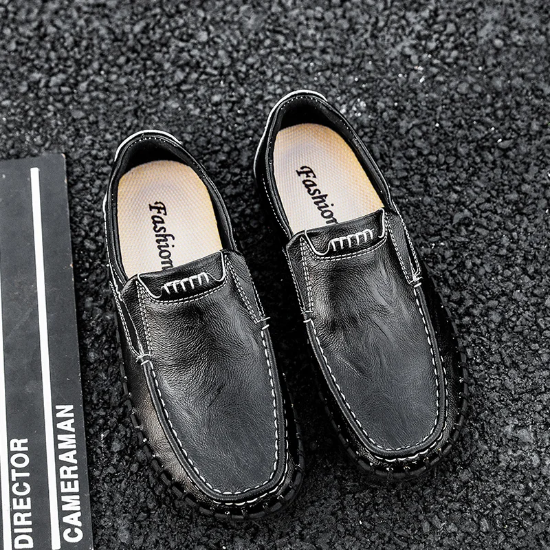 

Classic Men's Casual Shoes Outdoor Designer Men Loafers Italian Style Men Moccasins Comfortable Pull-on Men Driving Shoes 38-48