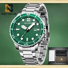 Новинка 2021, мужские кварцевые часы bennновых брендов, Роскошные мужские часы, деловые водонепроницаемые наручные часы с браслетом из нержавеющей стали