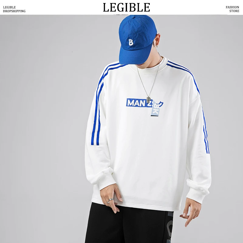 Толстовки LEGIBLE в стиле хип хоп свитшоты Мужская Уличная одежда пуловер с надписью