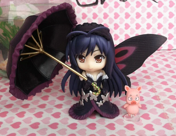 Экшн-фигурка Q version Accel World Kuroyuki hime подвижная 10 см кукла из ПВХ игрушки подарки