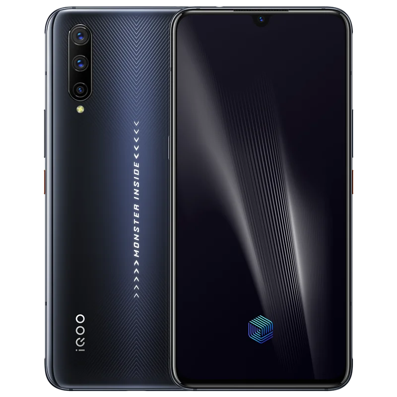 В наличии новая модель оригинальный Vivo IQOO Pro 4G мобильный телефон 12G RAM 128G ROM Snapdragon 855
