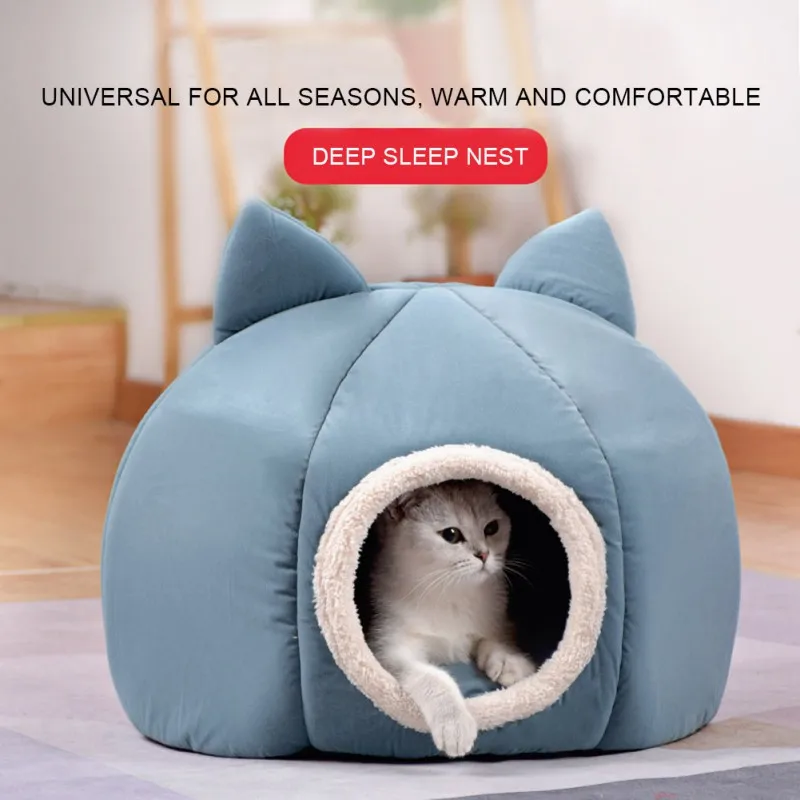 

Pet Space Capsule Closed Spherical Cat House Deep Sleep Comfortable Cat Nest Bed For Cats Small Dogs Pet Sleeping Accessories
