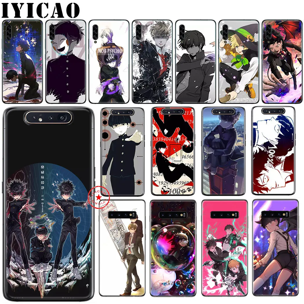 Мягкий чехол IYICAO аниме mob psycho 100 для samsung Galaxy J8 J6 J4 Plus Prime A2 Core 2018 TPU |