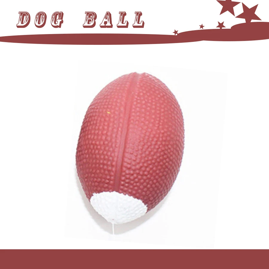 

dog toy rubber pet supplies puppy toys for kids Rugby Ball Pet Training Soft Rubber Toy Exercise Pets Supplies BB50DT