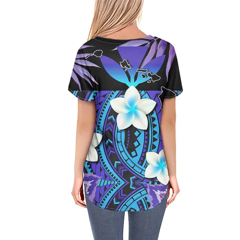 Новинка 2021 винтажная женская блузка с коротким рукавом и цветочным принтом Самоа