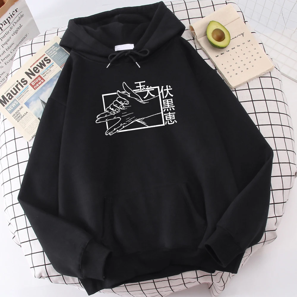 

Hot Sale Fushiguro Megumi Anime Jujutsu Kaisen Printing Men'S Hoodies Thick Fashion Tops Warm Casual Mens Hoody Plus Size Hooded