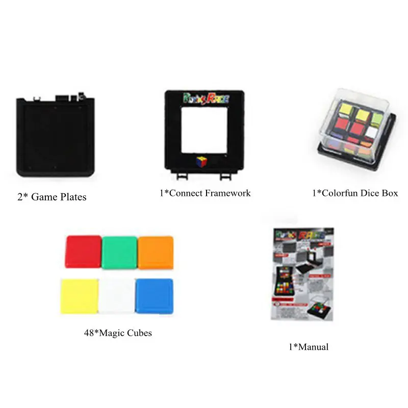 Головоломка Куб 3D головоломка гоночная доска с кубиками игра родитель ребенок