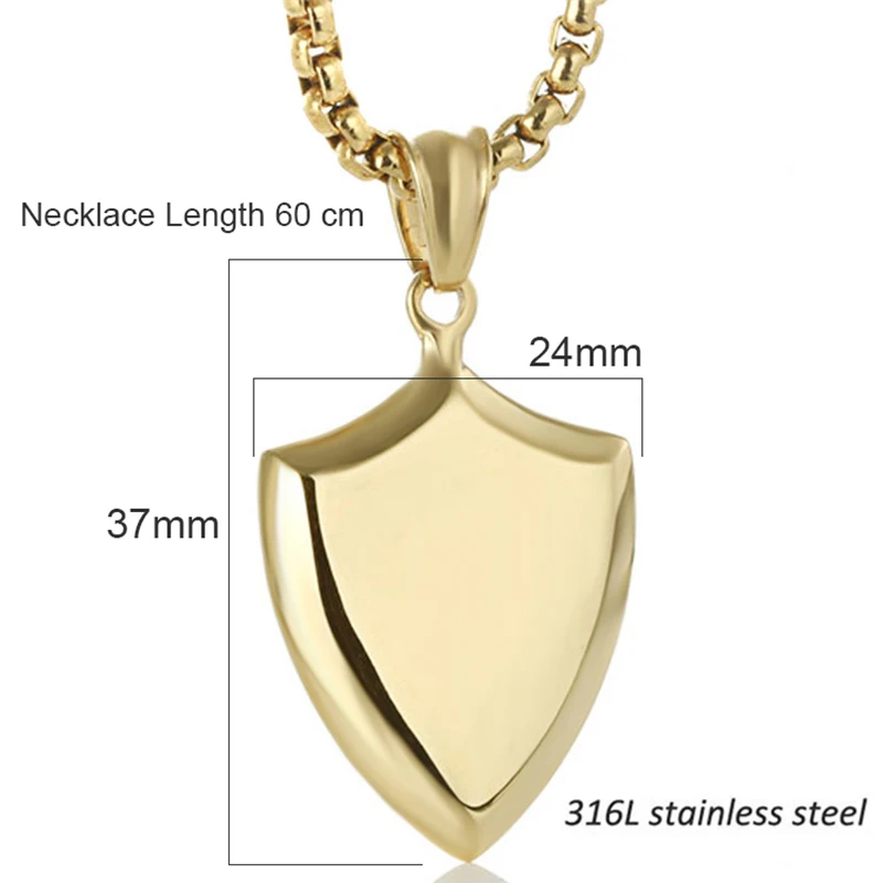 Мужские Водонепроницаемые ожерелья золотая цепочка из нержавеющей стали в стиле