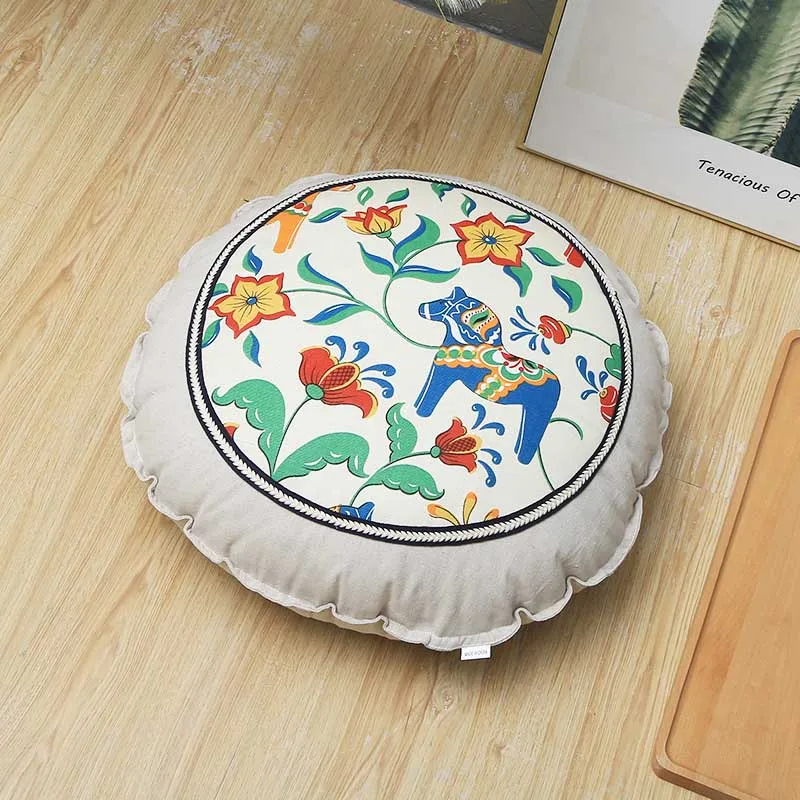 Винтажная утолщенная большая подушка для стула кухни круглая Съемная сиденья