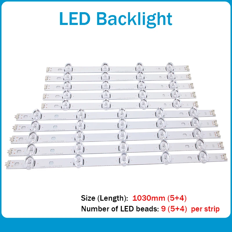 

New 10 PCS/set LED Backlight Strip Replacement For LG 50LB650V Innotek DRT 3.0 50 A B 6916L 1736A 1735A 1978A 1979A LC500DUE