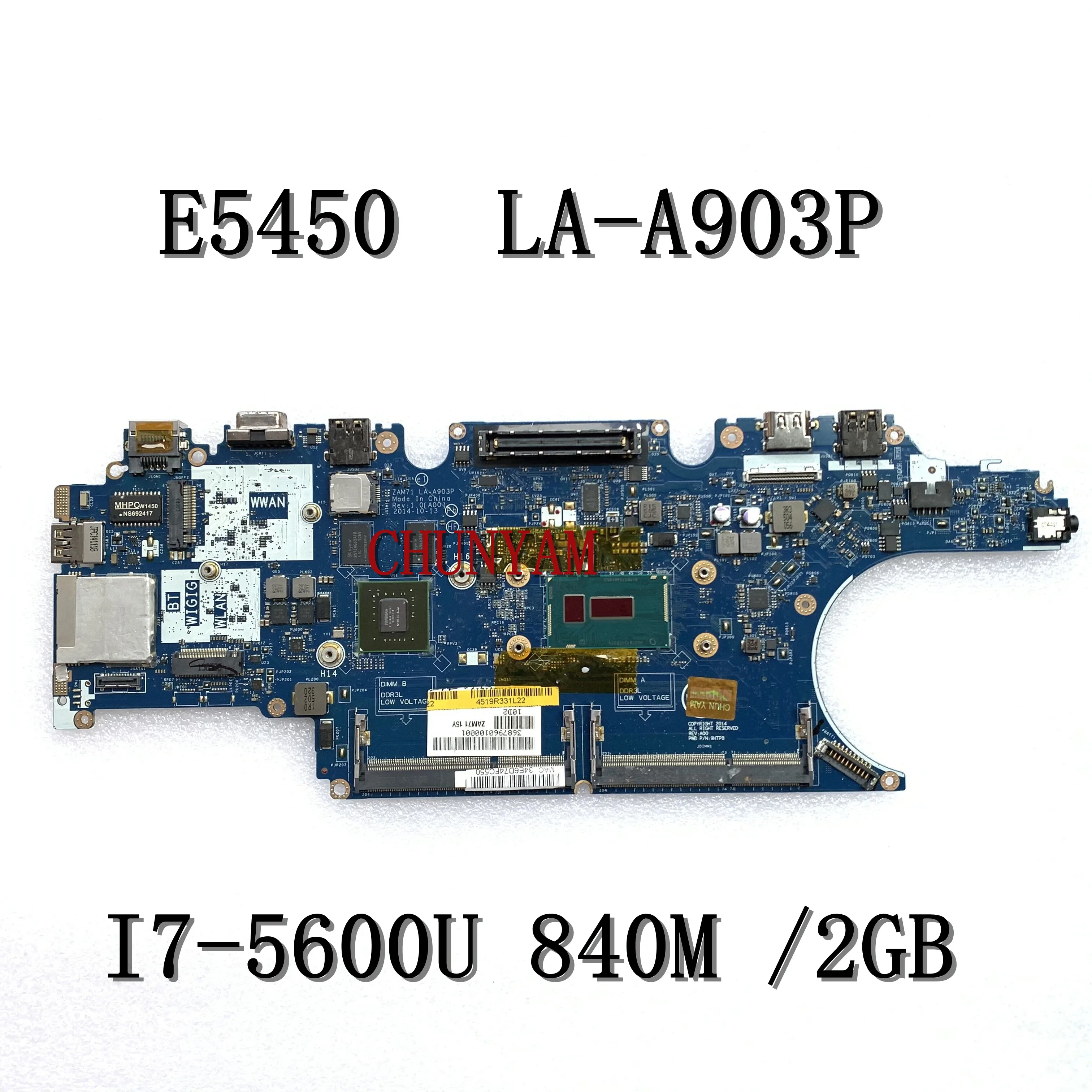 Новая модель 840M/2GB для материнской платы ноутбука dell Latitude E5450 зам71 детская
