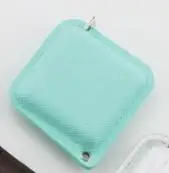 Xiaomi youpin 150 см/60 дюймов рулетка кожаная портативная Выдвижная линейка сантиметр дюймов рулетка швейная портновская рулетка - Цвет: Небесно-голубой