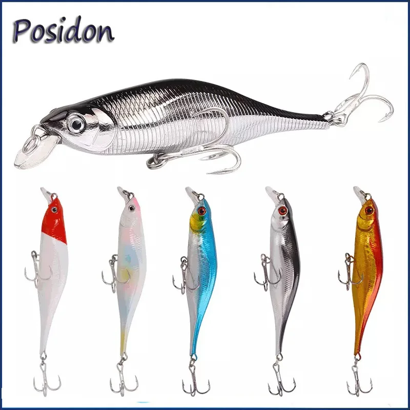 Пластиковая твердая приманка гольян с объемными глазами 11 г/11 см|Наживки для