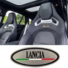 Автомобильные подголовники, значок на сиденье, наклейка для Lancia Thema Phedra Delta Ypsilon Lybra Musa ч Ч Вояджер Флавиа тема, автомобильные аксессуары