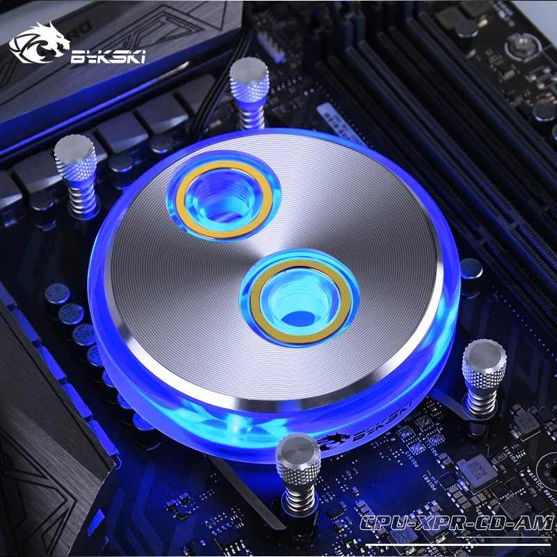 BYKSKI CPU-XPR-CD-AM блок водяного охлаждения процессора для AMD Ryzen 7/Ryzen 5/Ryzen 3/AM4/AM3 +/AM3/AM2