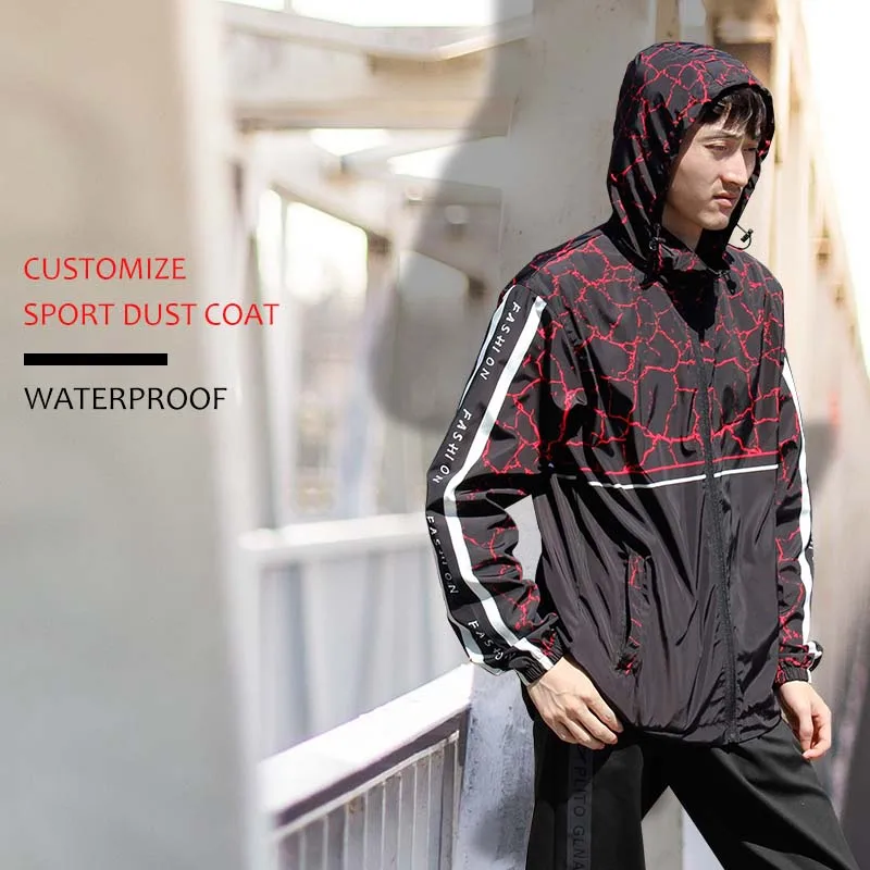 Спортивное пальто с разборной крышкой на заказ водонепроницаемая Спортивная